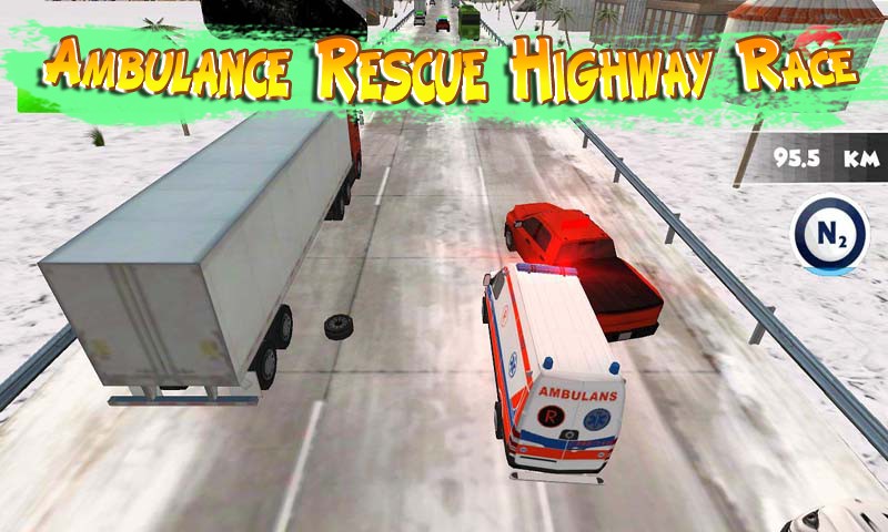Ambulance Rescue Highway Race