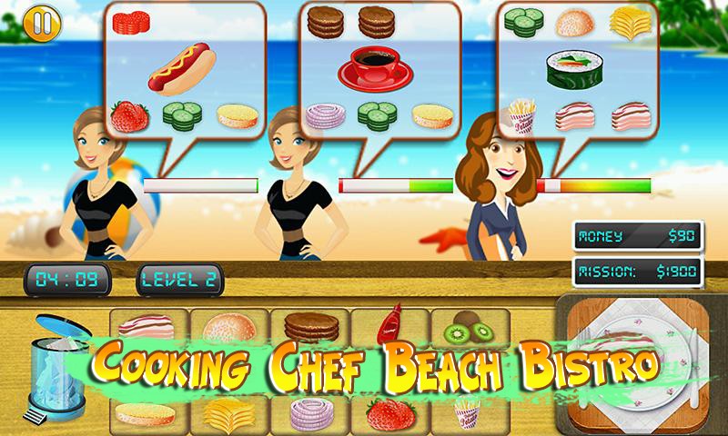 Cooking Chef Beach Bistro