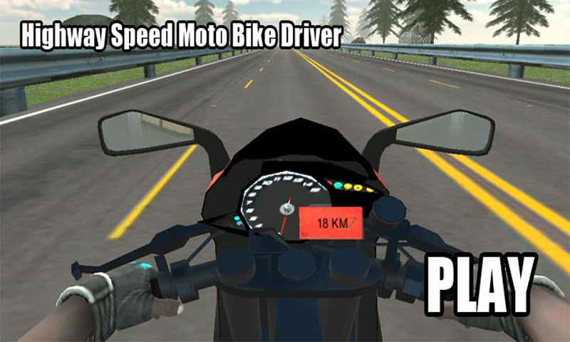 Highway Speed Moto Bike Driver