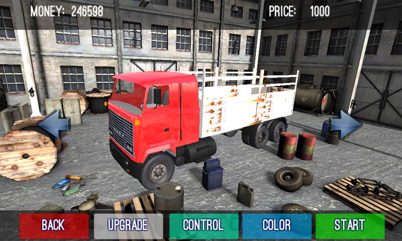 Hill Truck Driver Off Road