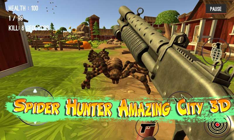 Spider Hunter Amazing City 3D