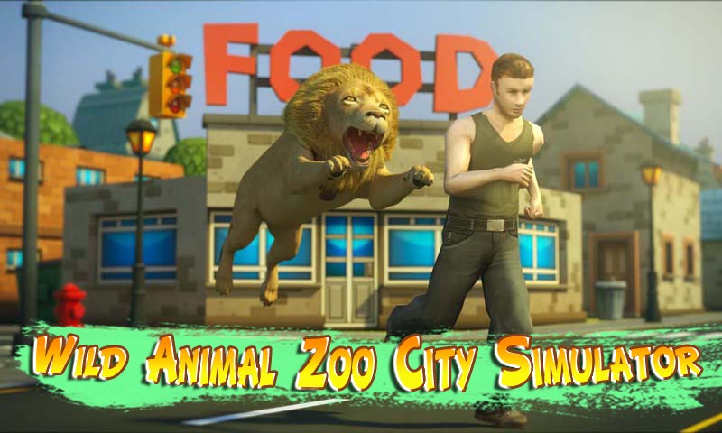 Wild Animal Zoo City Simulator